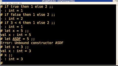 Deutsches OCaml-Tutorial 1