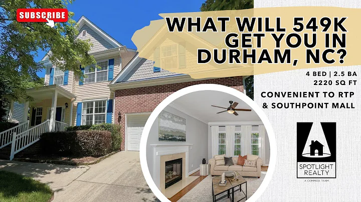 Durham, NC Homes Under 550K! South Durham Virtual Home Tour | NC Real Estate