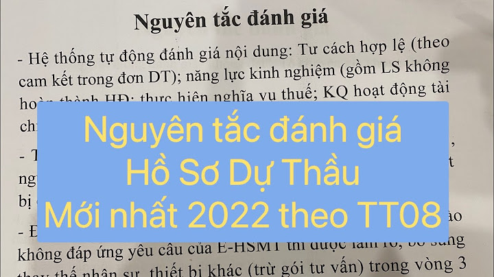 Sửa đánh giá xét thầu tren mang năm 2024