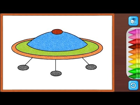 How to Draw a UFO || Step by step Guide - YouTube