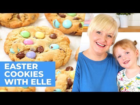 Easter Cookies with Elle | Easy & Delicious Chocolate Chip Cookie Recipe! | The Domestic Geek