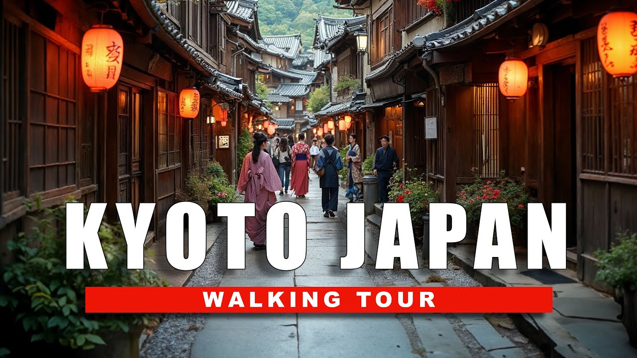 Kyoto, जापान | Higashiyama जिला | ऐतिहासिक पैदल यात्रा 4K