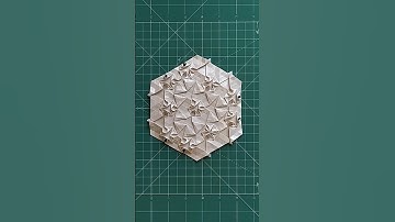 Learn how to fold this Origami Tesselation | Tutorial | DIY
