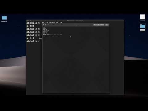 5. Terminal | نسخ و نقل الملفات والمجلدات في سطر الأوامر