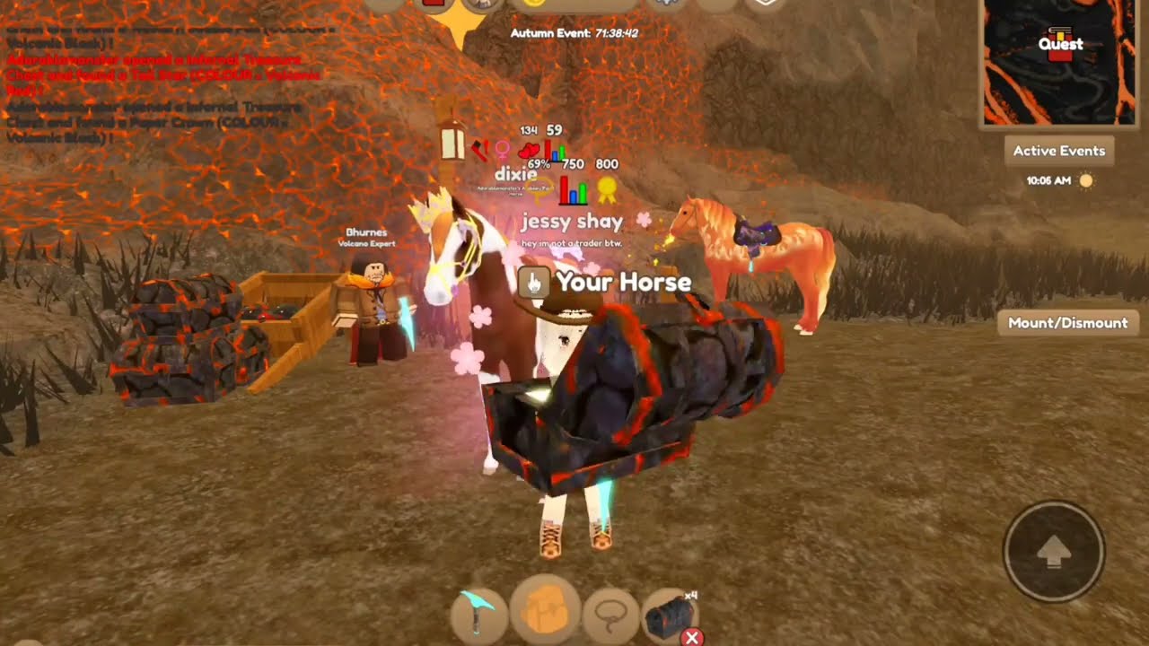 What I will get with 100 volcanic materials plus unboxing inferno