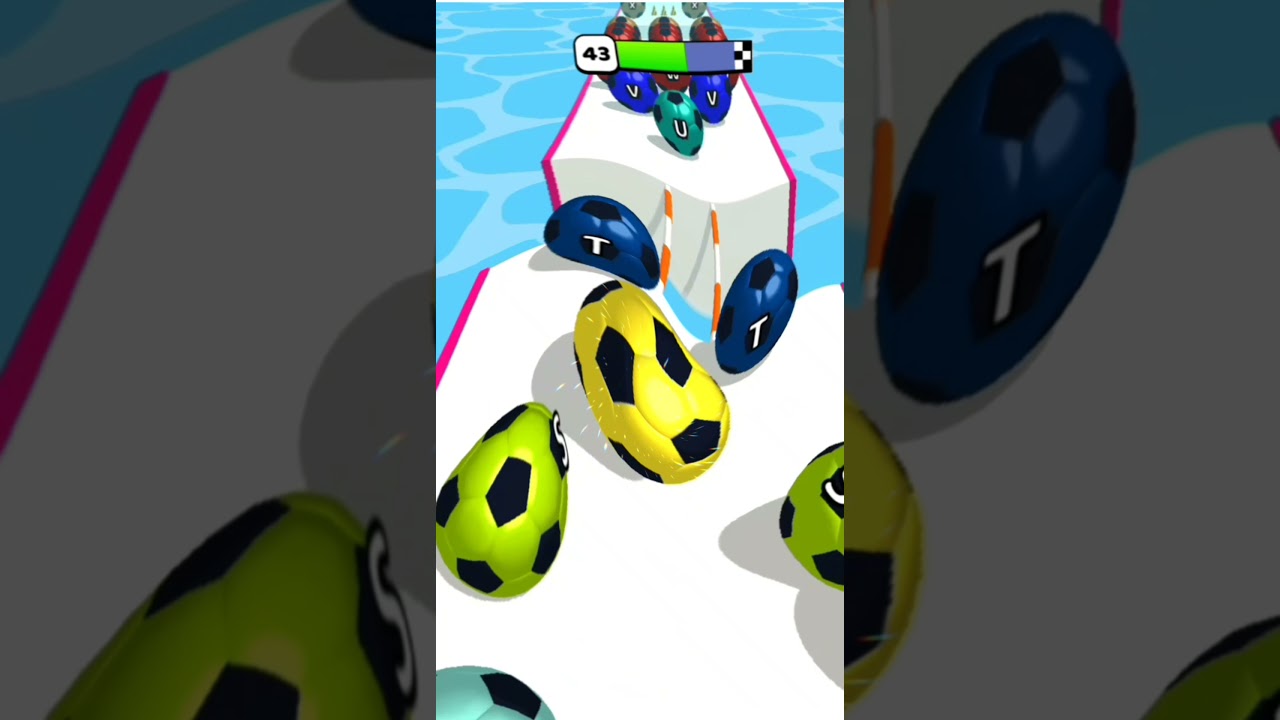 AZ Run: 2048 ABC RUNNER | Android, iOS Gameplay | Swirl Effects