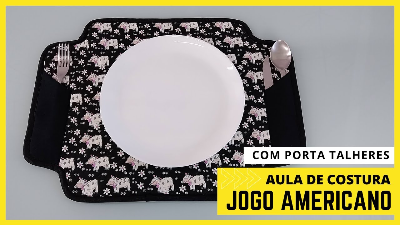 JOGO AMERICANO PASSO A PASSO #diy