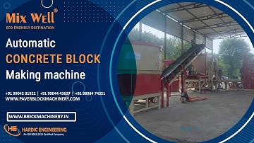 FULLY AUTOMATIC MACHINE WITH BATCHING PLANT