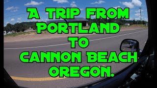 A ROMANTIC drive from Portland  to Cannon Beach Oregon  to metal detect and fly a S6 drone.