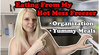 Eating From My Freezer | Freezer Cleanout and Organization + Delicious Meals