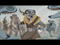 Winter weathered  sauria  animated short film 2024