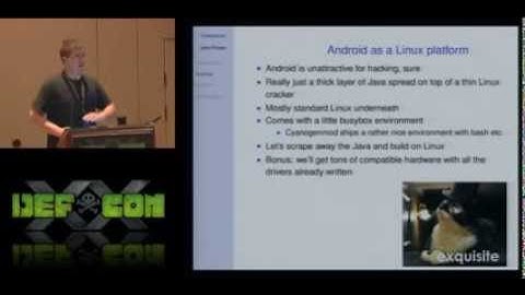 DEFCON 20: Hellaphone Replacing the Java in Android