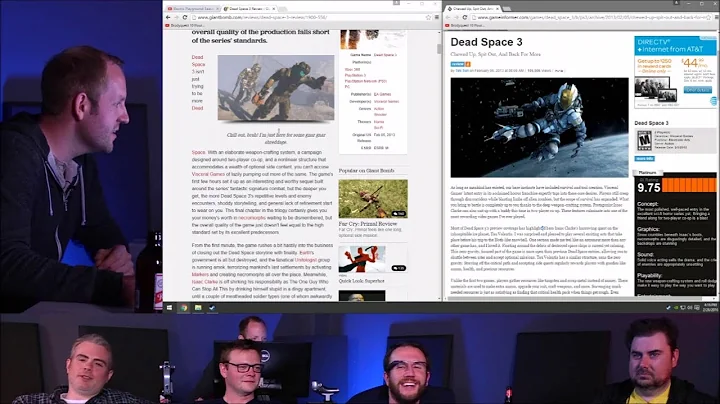 Tim Turi vs Brad Shoemaker on Dead Space 3 (Giant ...