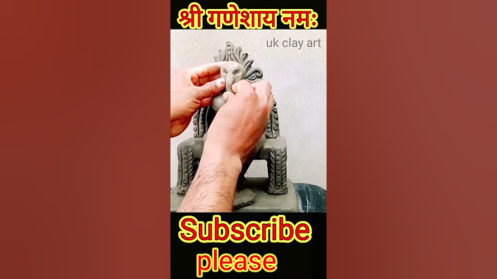 Ganesh Ji making process with clay/ mitti ke ganesh ji making at home/