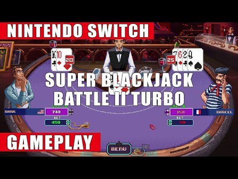 Super Blackjack Battle II Turbo - The Card Warriors Nintendo Switch Gameplay