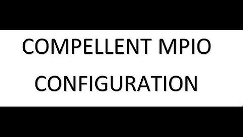 Dell Compellent Storage MPIO Multipath Configuration