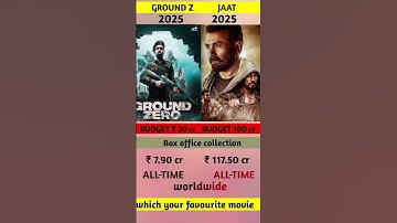ground zero vs jaat movie | box office collection | jaat theme bgm 🔥#jaat #hit3 #raid #shorts