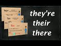 Understanding They're, Their, and There