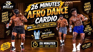 26 MINUTES AFRO DANCE CARDIO WITH 20 LITTLE BOTTLES WATER 