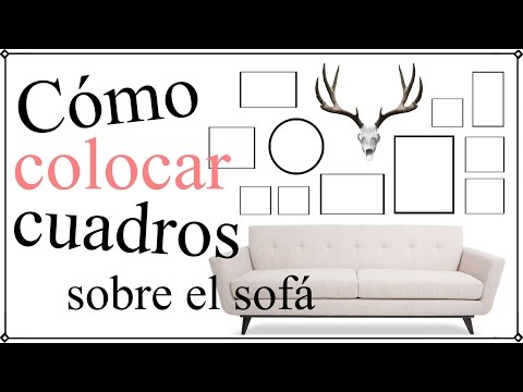 Cómo colocar cuadros en la pared del sofá - 12 formas