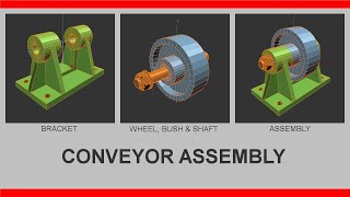 WINGS3D MODELLING FOR CAD USERS: 5: CONVEYOR ASSEMBLY