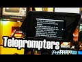 Teleprompters are clever, simple, and also pretty neat