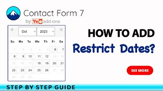 How To Add Restrict Date To Your Contact Form 7?