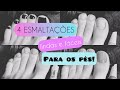 4 esmaltações, lindas, para os pés! #fy #nail #nails #unhaslindas #unhas #unha #unhasdecoradas #fyp