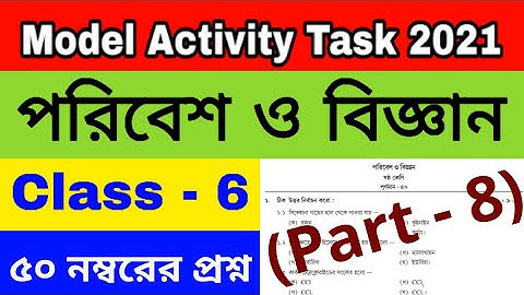 Class 6 science (বিজ্ঞান) Part 8 Model Activity Task // Model Compilation Task Class 6 Science