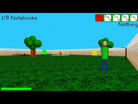 Baldiu0027s Basics - Full Game Early Demo Прохождение #1