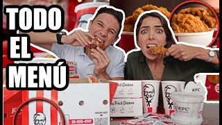 PEDIMOS TODO EL MENÚ DE KFC ¿VALE LA PENA?