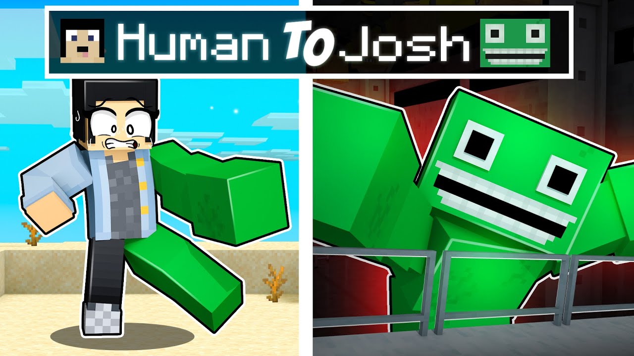 From Human to JUMBO JOSH in Minecraft! 