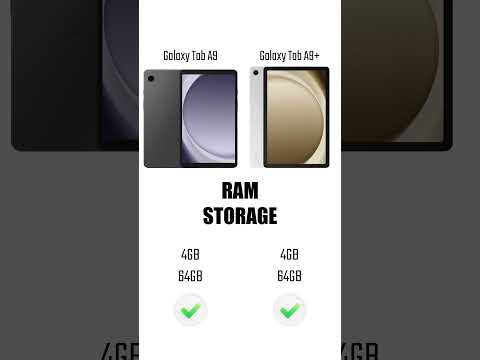 Galaxy Tab A9 vs Galaxy Tab A9+