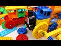 Satisfying Building Blocks Science ASMR The Train and Wheels