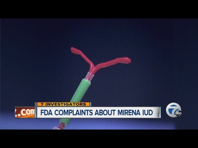 FDA complaints about Mirena IUD class=