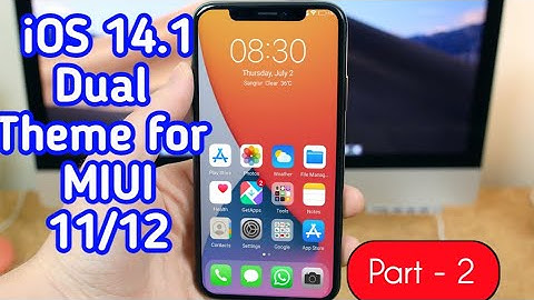 Part-2 iOS 14.1 Dual Theme | MIUI 11 | MIUI 12 | Theme | Xiaomi | Poco