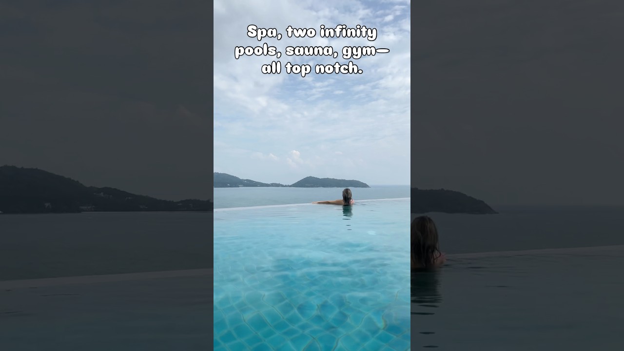 We’re staying at Wyndham Grand Phuket by Kalim Bay! Spa, two infinity pools, sauna, gym—