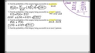 Math 208 : 4.3 #8, #9 (Elementary Statistics Tutorial : Binomial Probability Formula)