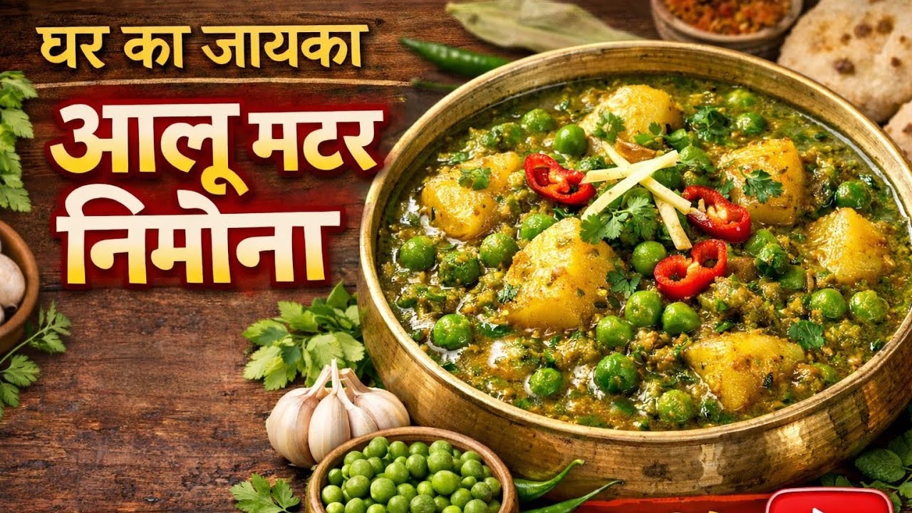 आलू मटर का निमोना कैसे बनता है aaloo matar recipe #vegetables #food #foodie #reels #viral #cooking 