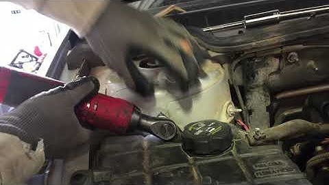 06  Cadillac DTS  V-8 top motor mount (torque mount) replace