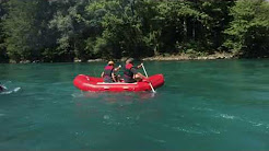 Flussfahrt auf der Aare mit Schlauchboot