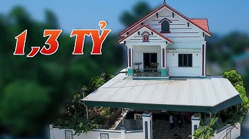 Mẫu Biệt Thự 2 Tầng Đẹp Được Nhiều Gia Chủ Săn Đón Trị Giá 1,3 Tỷ Tại Thanh Chương, Nghệ An