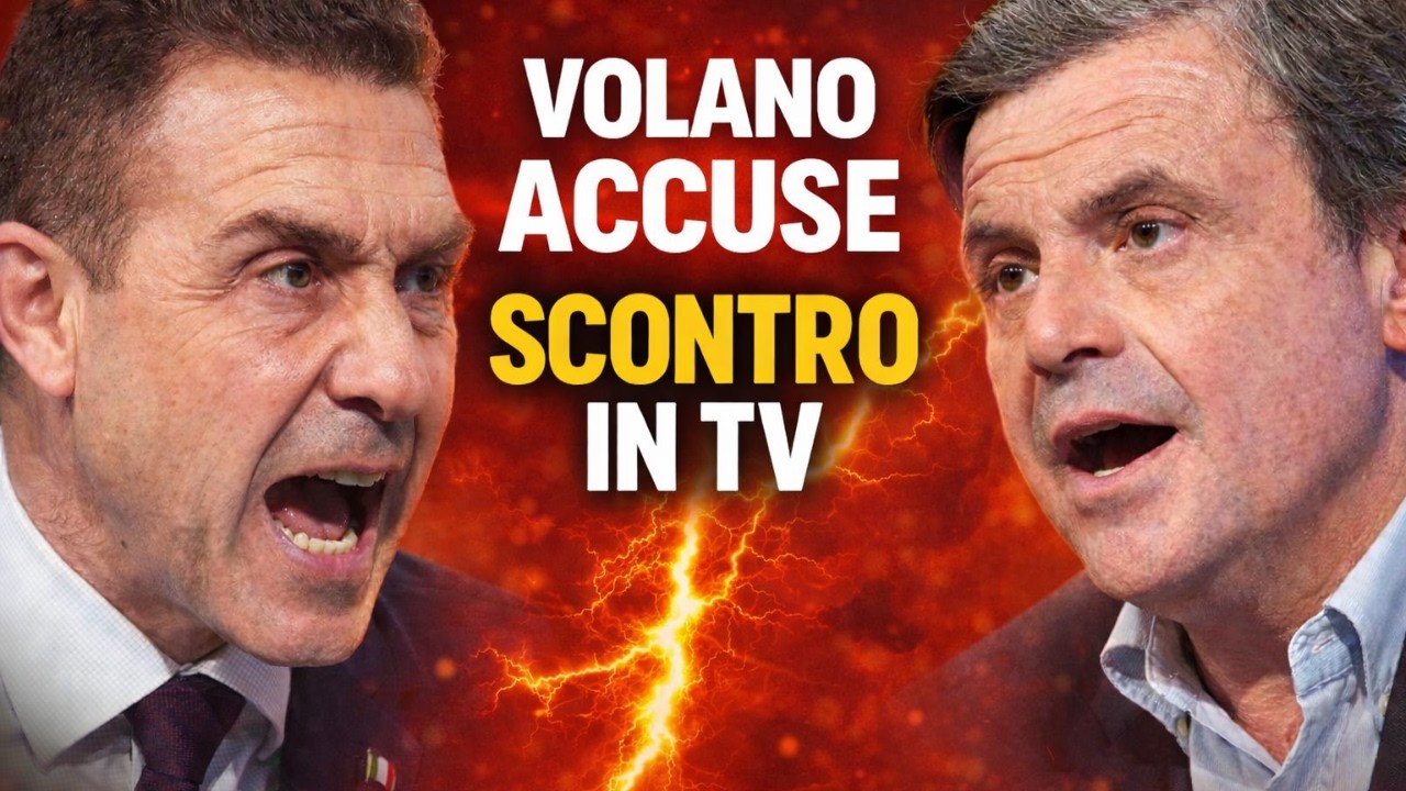 Lite durissima tra Vannacci e Calenda in TV