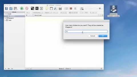 Create folders and documents inside Scrivener automatically using AppleScript - Part 1 of 2