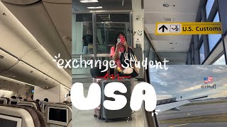Fly with me to USA เดินทาง 24 ชั่วโมงไปอเมริกา | นักเรียนแลกเปลี่ยน
