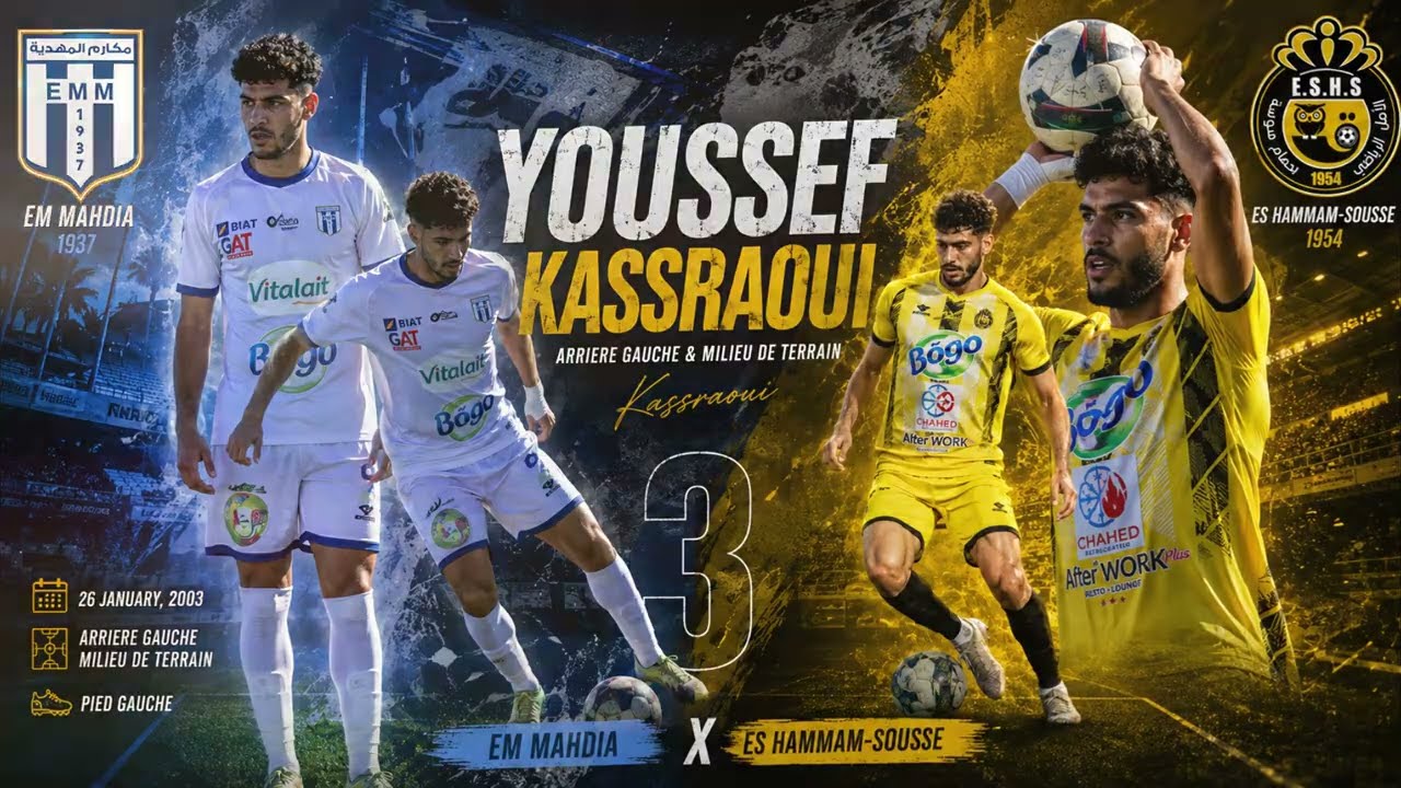 Youssef Kassraoui ►Best Of \u0026 Highlights Season 2025/2026 - Es Hammam-Sousse \u0026 EM Mahdia