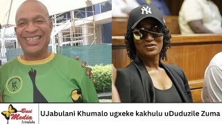 UJabulani Khumalo usola ukuthi uDuduzile Zuma wenza umkhonyovu ngokuthi asayine njengaye