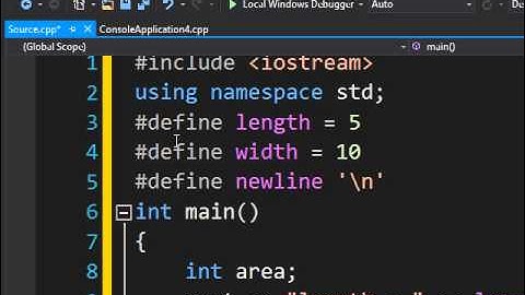 C++ Defining Constants using #define preprocessor pt1