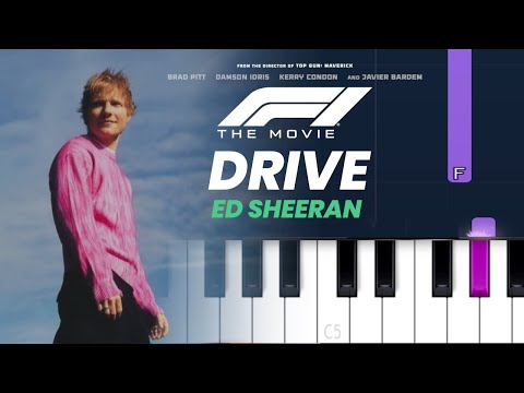 Ed Sheeran - Drive (From F1® The Movie) (Piano Tutorial)