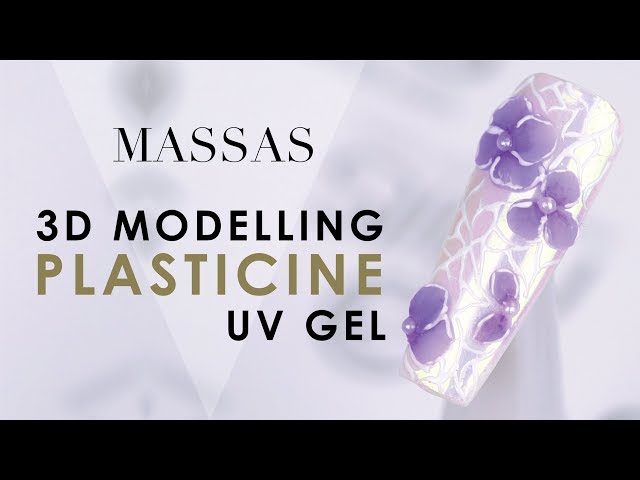 3D MODELLING PLASTICINE UV GEL . LILAC